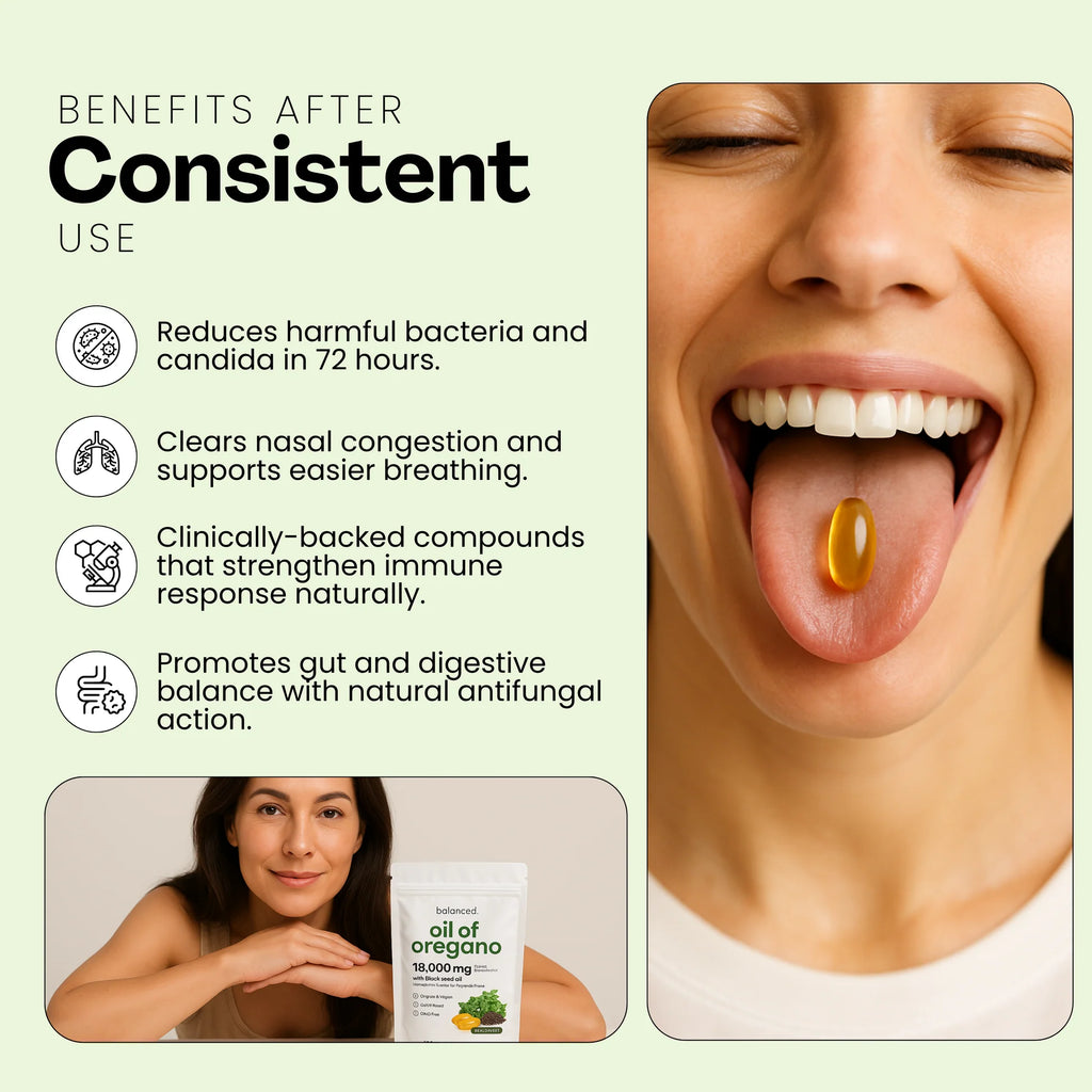 Oil of Oregano with Black Seed Oil - 60 Softgels